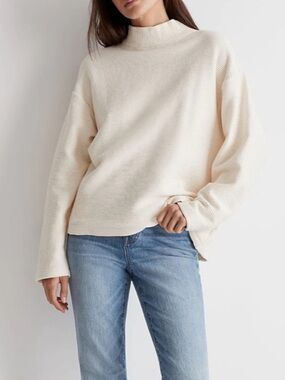 Madewell Funnelneck Drop Shoulder Top